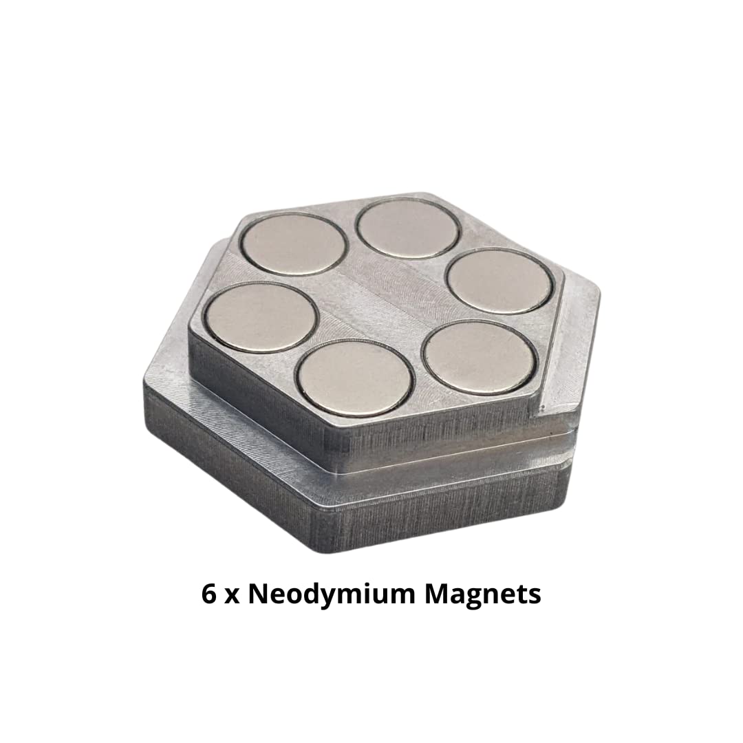 Hex Metal Magnetic Hold Downs for Laser Cutting