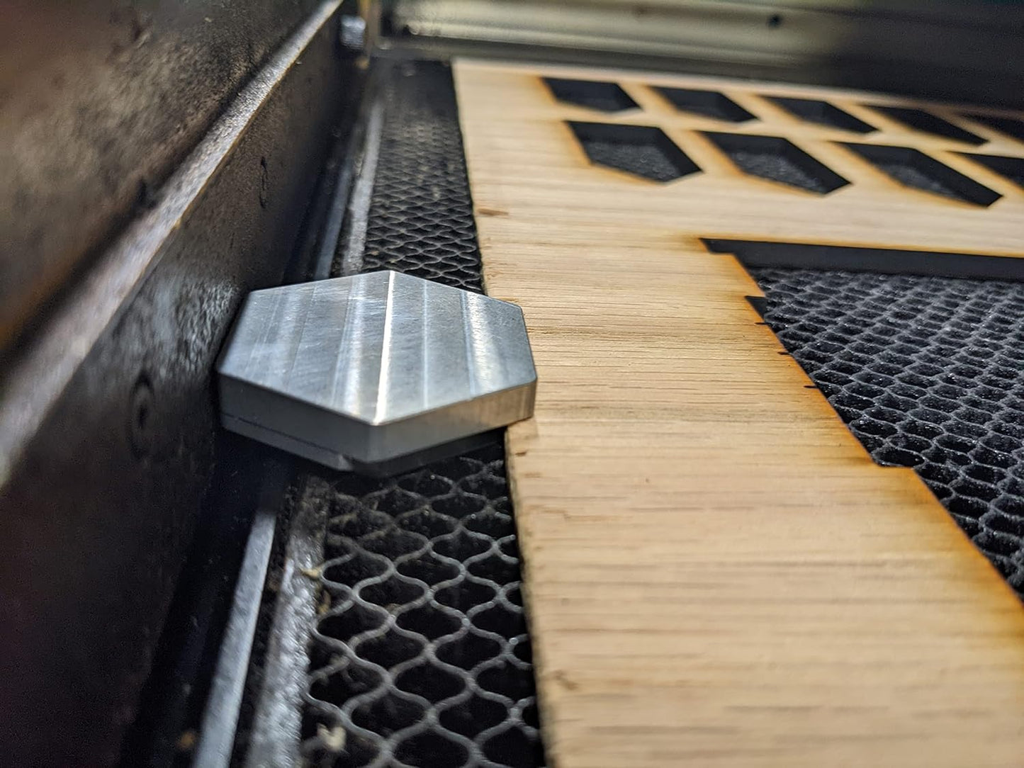 Hex Metal Magnetic Hold Downs for Laser Cutting